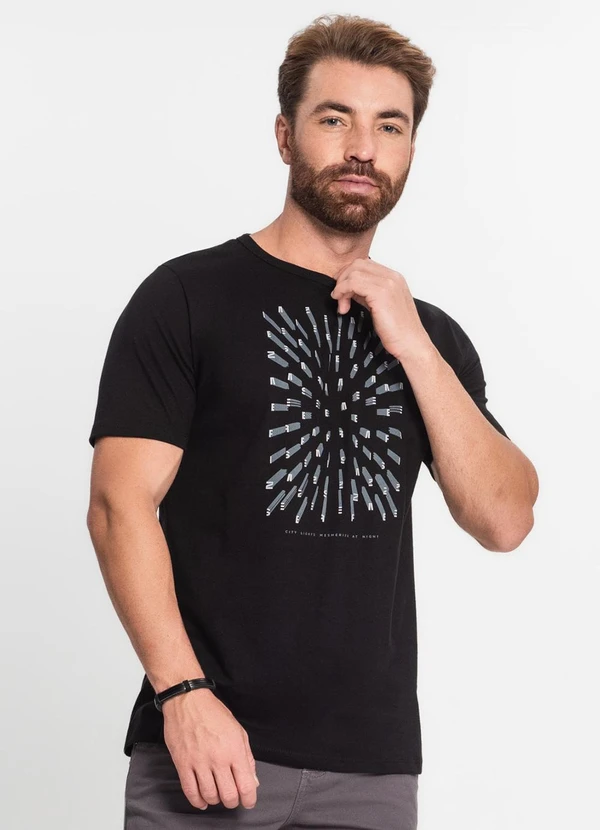 Rovitex - Camiseta Masculina Rovitex Preto 3