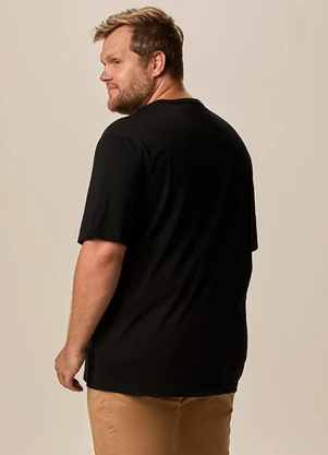 Malwee - Camiseta Regular Go Outside Plus Preto - MALWEE