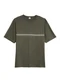 Malwee - Camiseta Regular Listras em Malha Verde Oliva - variação: Verde Oliva