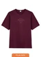Malwee - Camiseta Regular Inner Peace Verde Esmeralda - variação: Bordô