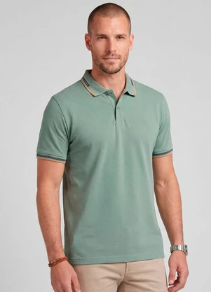 Diametro - Polo Básica Cotton Verde - DIAMETRO