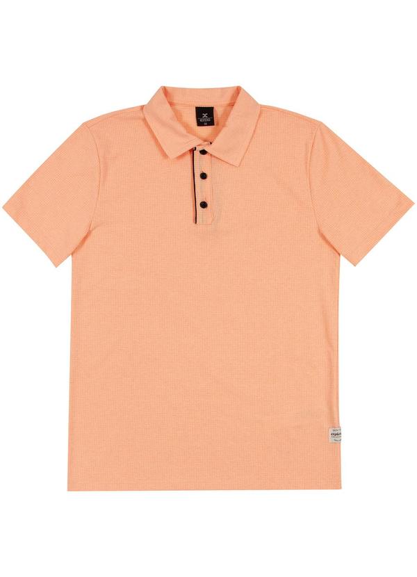Exco - Polo Juvenil em Malha Gravataria Salmão