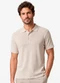 Diametro - Polo Masculina Malhão Maquinetado Bege - variação: Bege