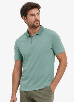 Diametro - Polo Masculina Meia Malha Listrada Linho Verde - DIAMETRO