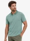 Diametro - Polo Masculina Meia Malha Listrada Linho Amarelo - variação: Verde