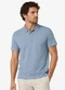 Diametro - Polo Masculina Meia Malha Texturizada Bege - variação: Azul