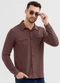 Exco - Camisa em Piquet com Elastano Marrom Escuro - variação: Marrom Escuro