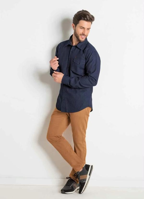 Outlet - Camisa Jeans Actual Manga Longa 3