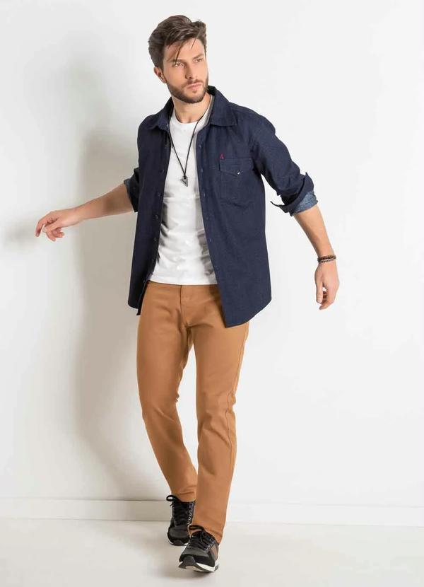 Outlet - Camisa Jeans Actual Manga Longa 6