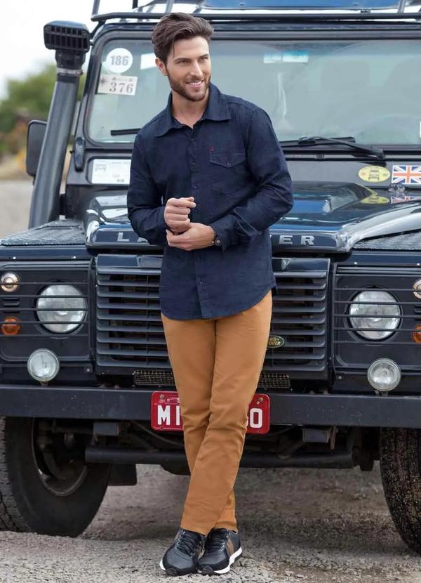 Outlet - Camisa Jeans Actual Manga Longa 7