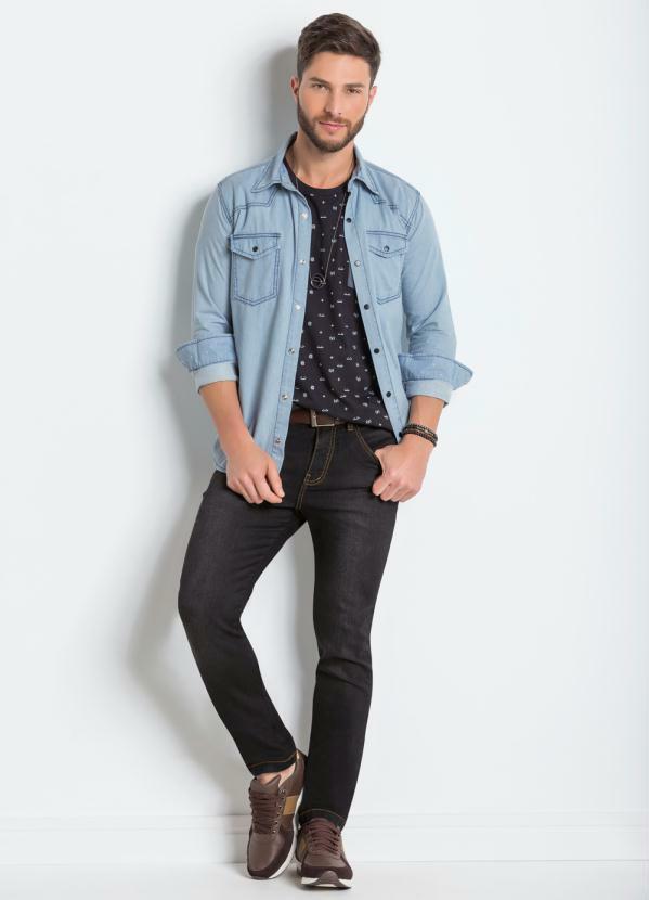 Outlet - Camisa Jeans Claro 3