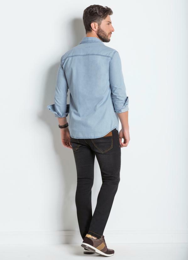 Outlet - Camisa Jeans Claro 4