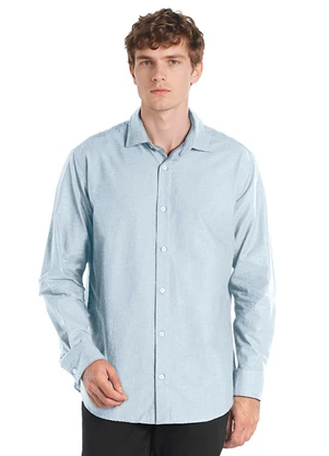 Aurus - Camisa M/Longa Regular Azul - AURUS