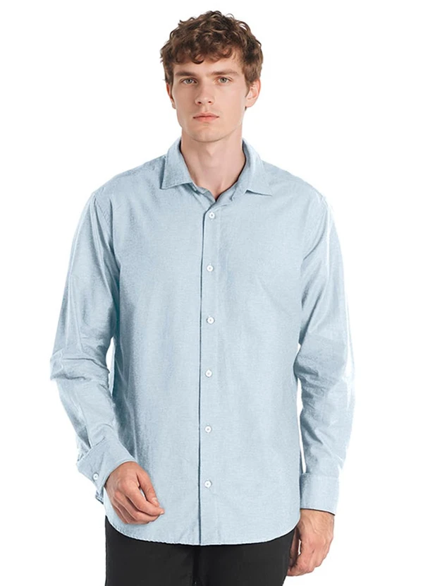 Aurus - Camisa M/Longa Regular Azul