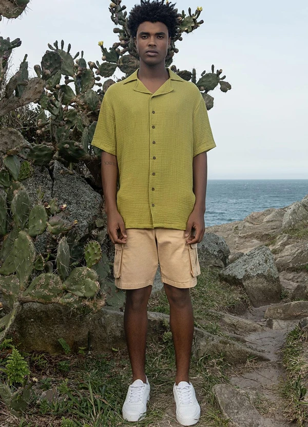 The Philippines - Camisa Manga Curta Verde 3