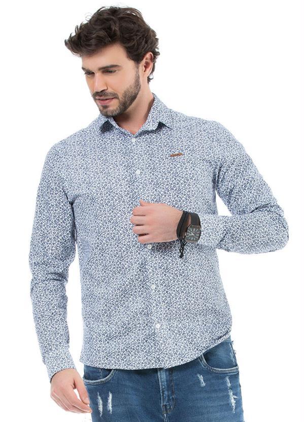 Svk Confort - Camisa Manga Longa Azul