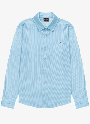 Diametro - Camisa Manga Longa Azul - DIAMETRO