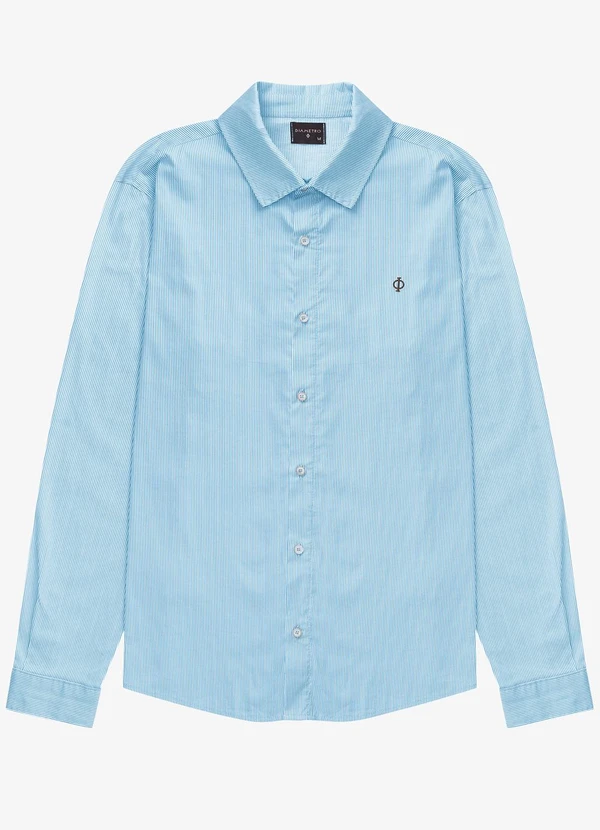 Diametro - Camisa Manga Longa Azul
