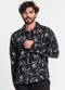 Diametro - Camisa Manga Longa em Cotton Leve Bege - variação: Preto