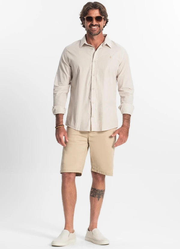 Diametro - Camisa Manga Longa Marrom 3