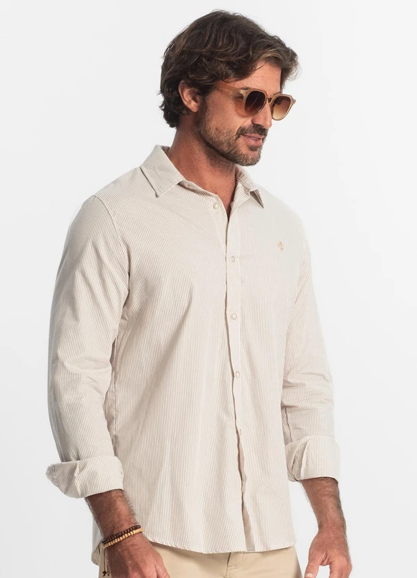 Diametro - Camisa Manga Longa Marrom 4