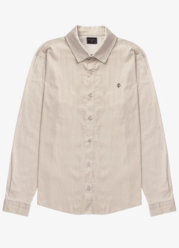 Diametro - Camisa Manga Longa Marrom 5