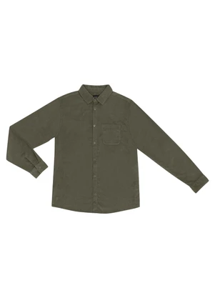 Diametro - Camisa Masculina com Bolso Verde - DIAMETRO