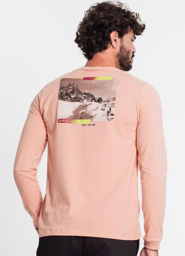 Diametro - Camisa Masculina Manga Longa Rosa 2