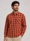 Rovitex - Camisa Masculina Xadrez Manga Longa Amarelo - variação: Amarelo