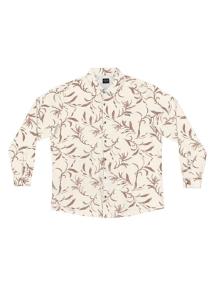 Diametro - Camisa Polo Manga Longa Plus Size Bege - DIAMETRO