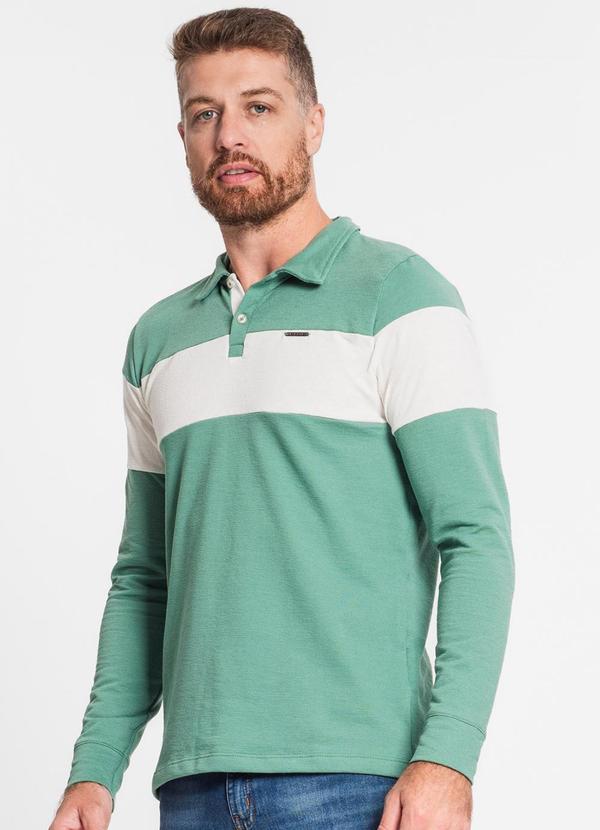 Diametro - Camisa Polo Masculina em Meia Malha Verde