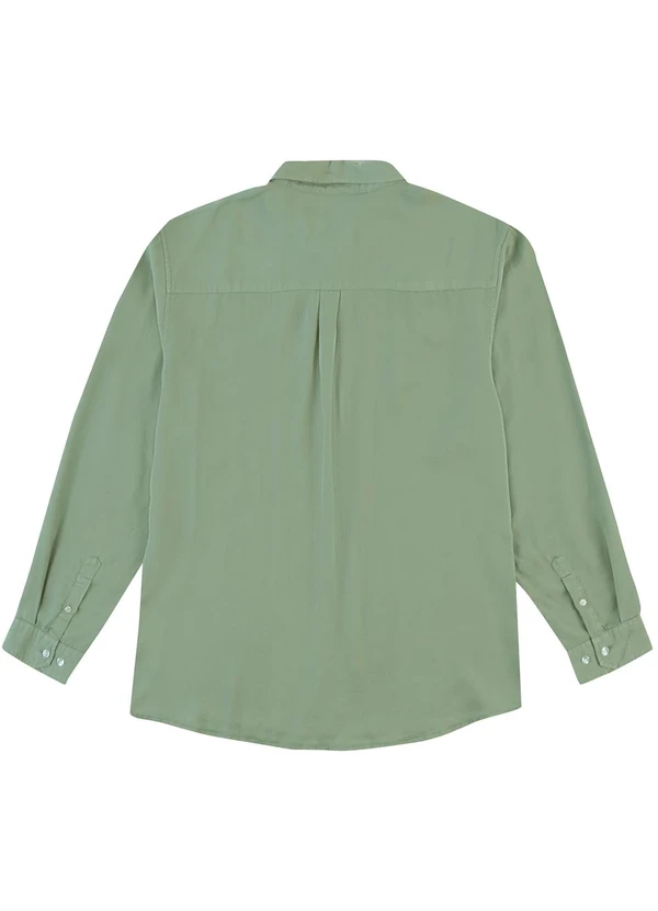Malwee - Camisa Tradicional em Liocel PlusVerde Menta 5
