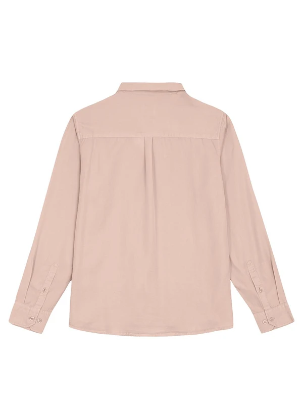 Malwee - Camisa Tradicional em Liocel Rosa Claro 6