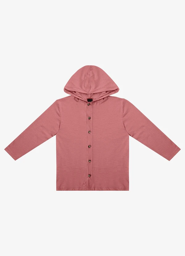 Select - Camiseta Manga Longa com Capuz Rosa 4