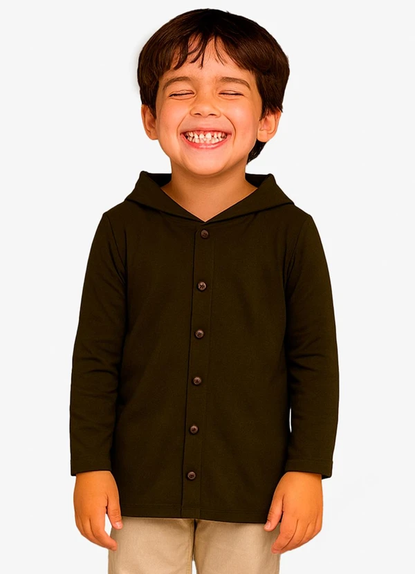 Select - Camiseta Manga Longa com Capuz Verde 1