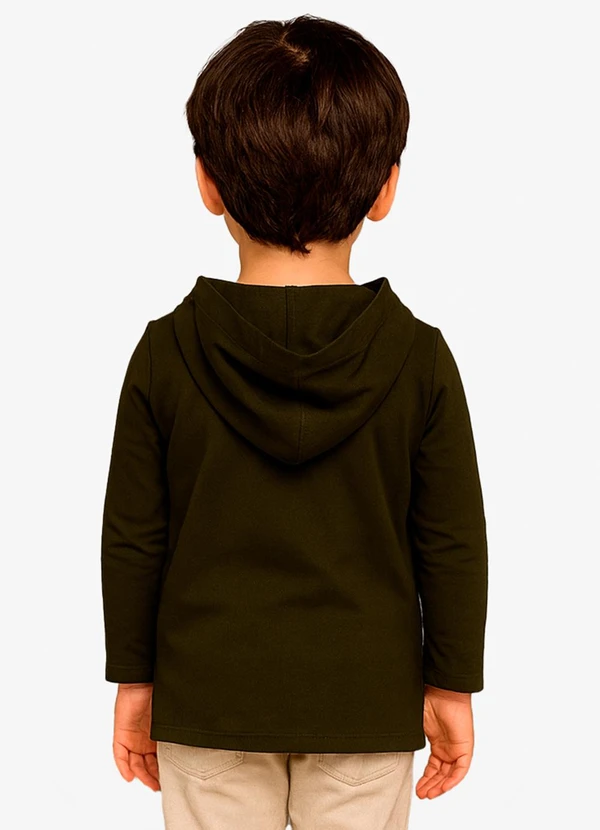 Select - Camiseta Manga Longa com Capuz Verde 2