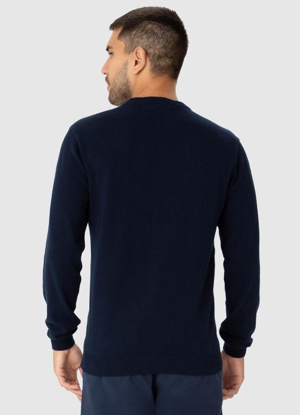 Malwee - Suéter Masculino com Listras Azul 2