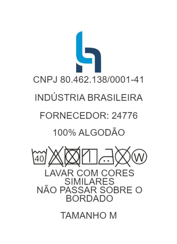 Moda Pop - Blusa Azul Marinho em Malha de Algodão 5