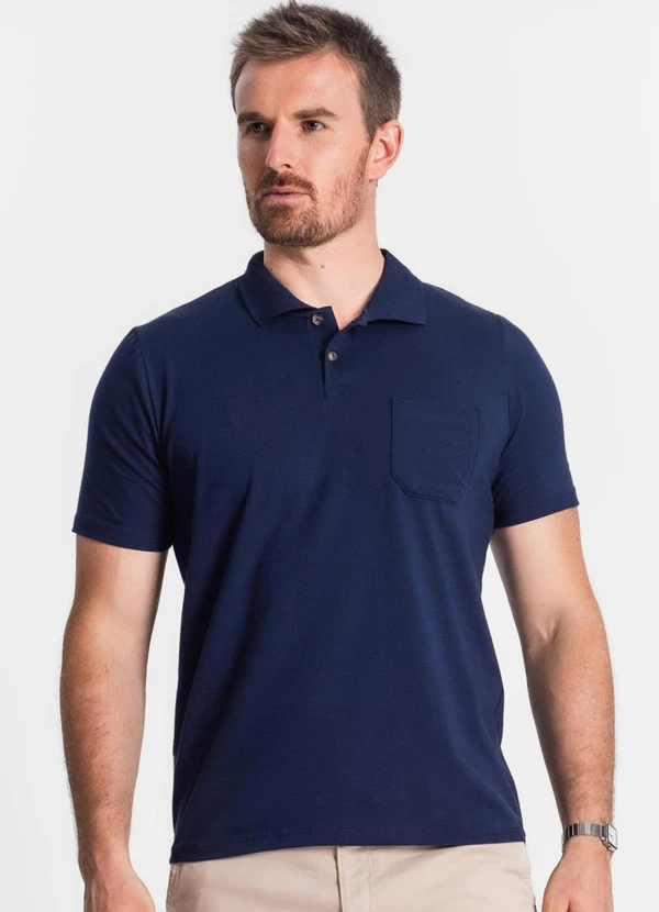 Diametro - Camisa Cotton Masculina Azul