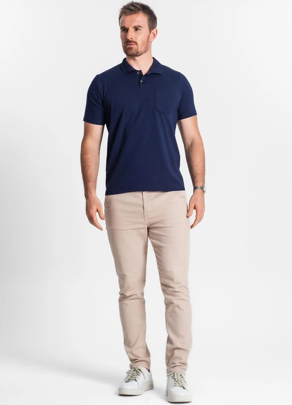 Diametro - Camisa Cotton Masculina Azul 3