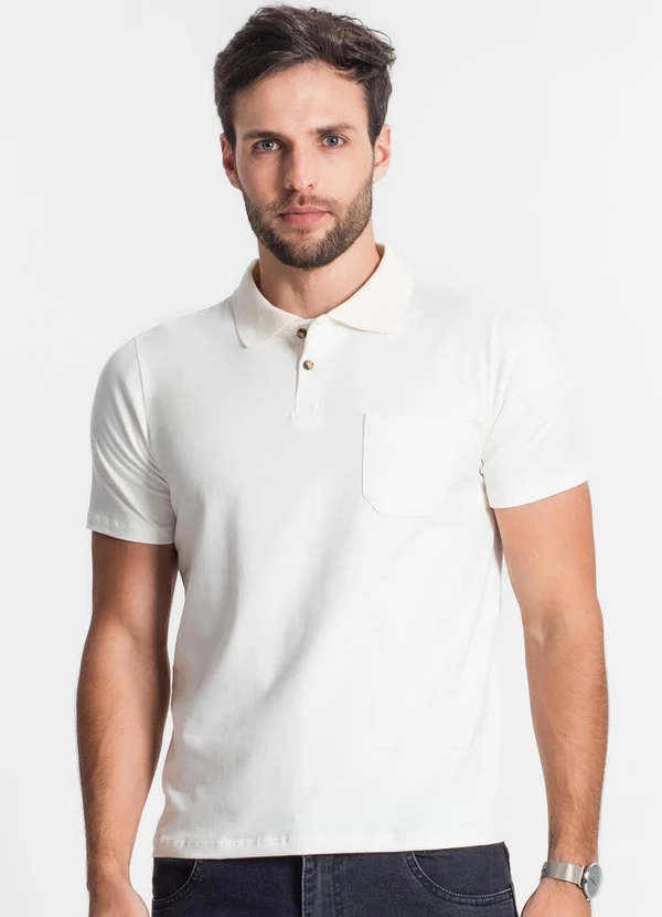 Diametro - Camisa Cotton Masculina Bege