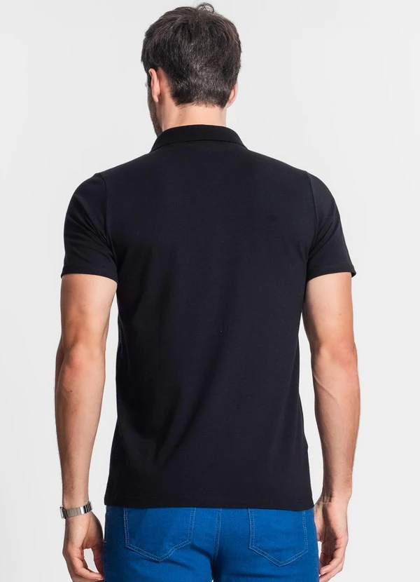 Diametro - Camisa Cotton Masculina Preto 2