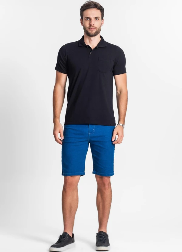 Diametro - Camisa Cotton Masculina Preto 3