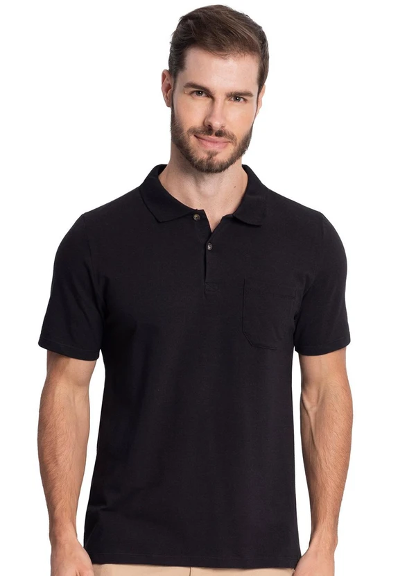 Diametro - Camisa Cotton Masculina Preto 5