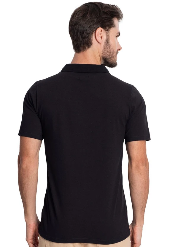 Diametro - Camisa Cotton Masculina Preto 6