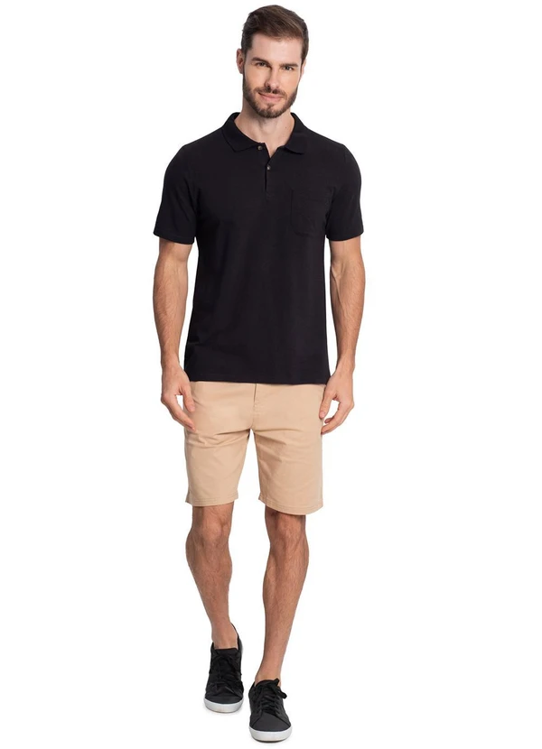 Diametro - Camisa Cotton Masculina Preto 7