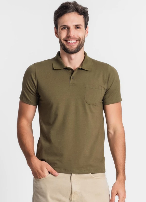 Diametro - Camisa Cotton Masculina Verde