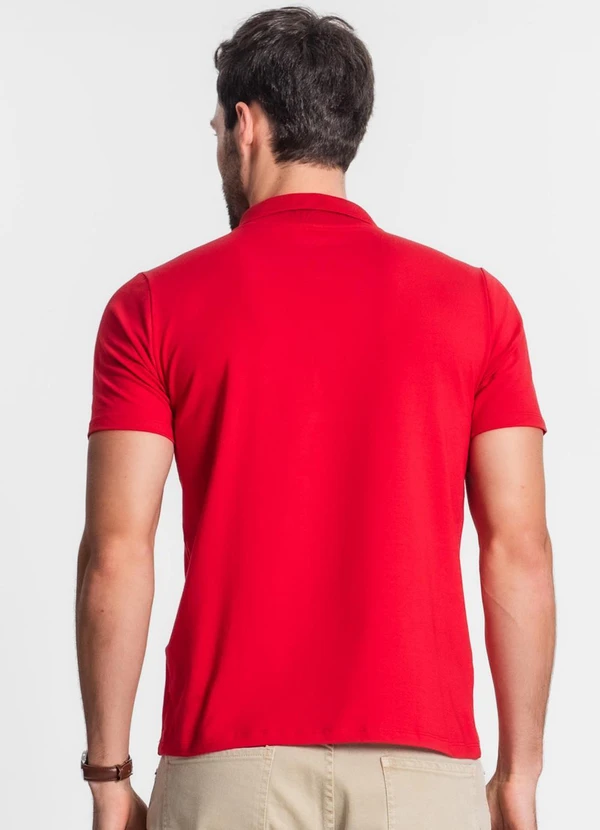 Diametro - Camisa Cotton Masculina Vermelho 2