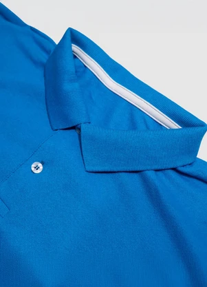 Yends Fashion - Camisa Gola Polo Masculina Piquet Premium Azul C - YENDS FASHION