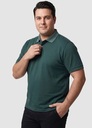 Yends Fashion - Camisa Gola Polo Masculina Piquet Premium Verde - YENDS FASHION